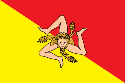 Bandiera della regione sicilia