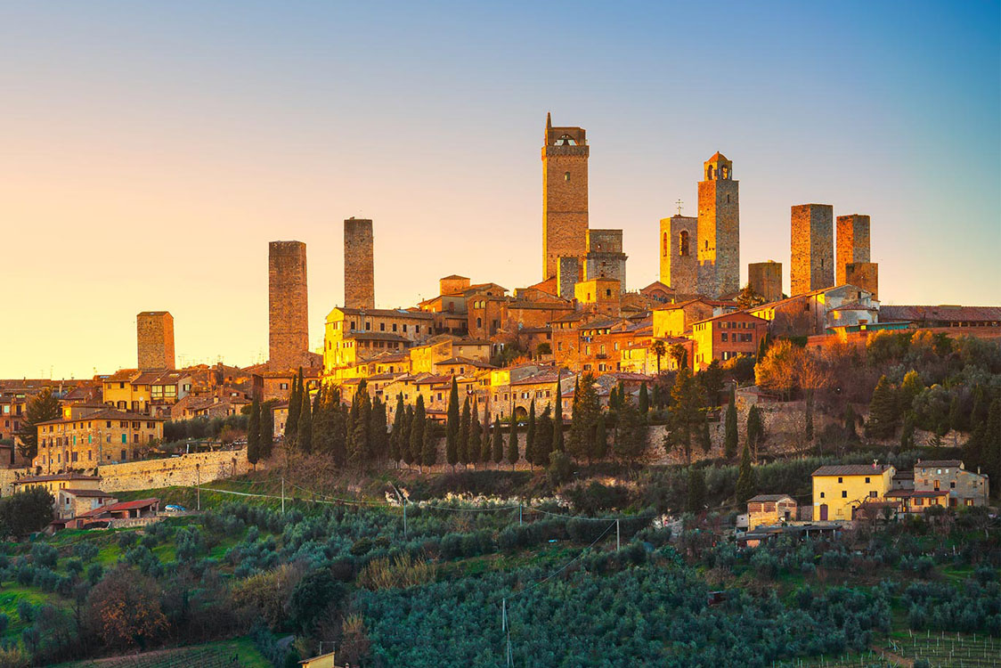 Toscana in bus